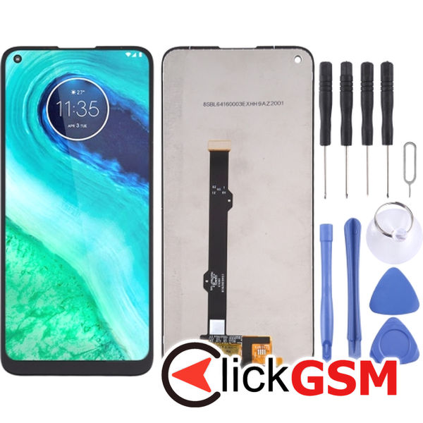 Piesa Piesa Display Cu Touchscreen Negru Motorola Moto G8 22t9