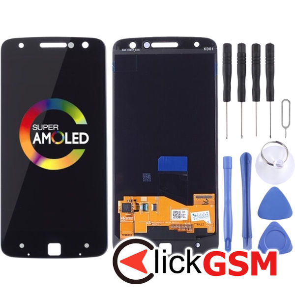 Piesa Piesa Display Cu Touchscreen Negru Motorola Moto Z 4now