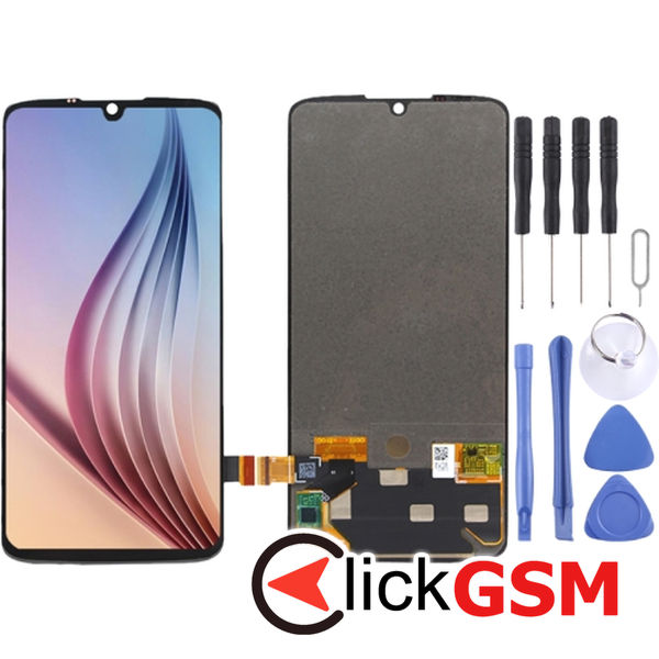 Piesa Display Cu Touchscreen Negru Motorola Moto Z4 22sy