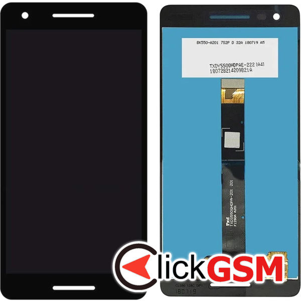 Piesa Display Cu Touchscreen Negru Nokia 2.1 4t91