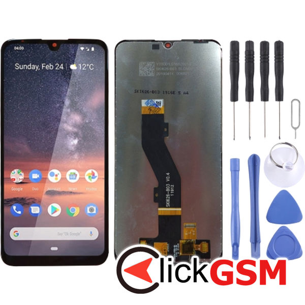 Piesa Piesa Display Cu Touchscreen Negru Nokia 3.2 49t0