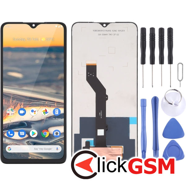 Piesa Piesa Display Cu Touchscreen Negru Nokia 5.3 49n6