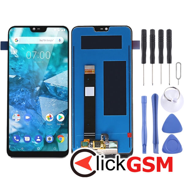 Piesa Display Cu Touchscreen Negru Nokia 7.1 49oe