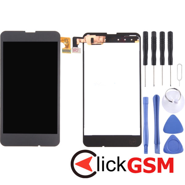 Piesa Display Cu Touchscreen Negru Nokia Lumia 630 4qdi