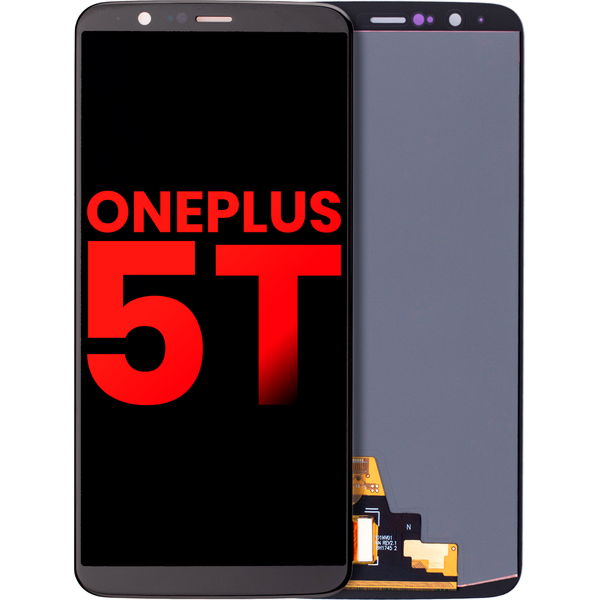 Display cu TouchScreen Negru OnePlus 5T · OLED Assembly Without Frame For OnePlus 5T (Aftermarket Plus) (Black)