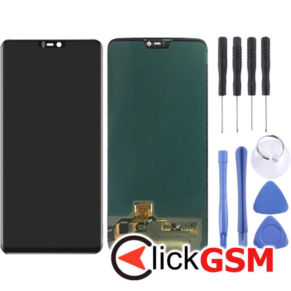 Piesa Piesa Display Cu Touchscreen Negru Oneplus 6 21wn