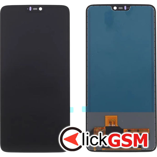 Piesa Display Cu Touchscreen Negru Oneplus 6 4thx