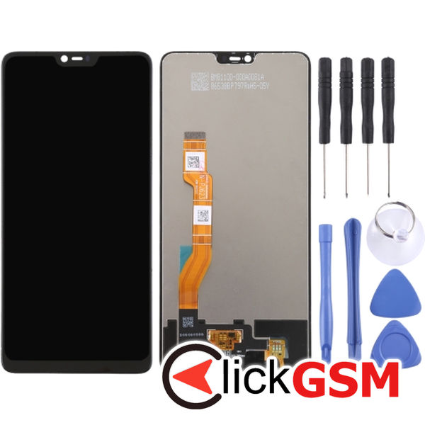 Piesa Piesa Display Cu Touchscreen Negru Oppo F7 1xun