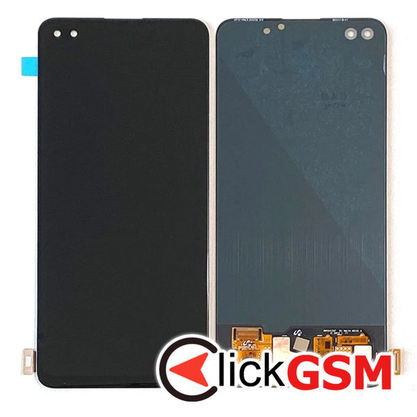 Piesa Piesa Display Cu Touchscreen Negru Oppo Reno4 Lite 4ugb