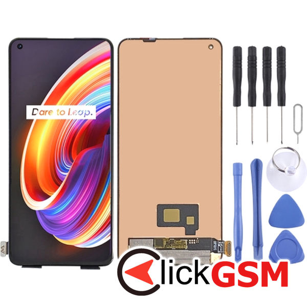 Piesa Piesa Display Cu Touchscreen Negru Realme X7 Pro 5g 1xp0