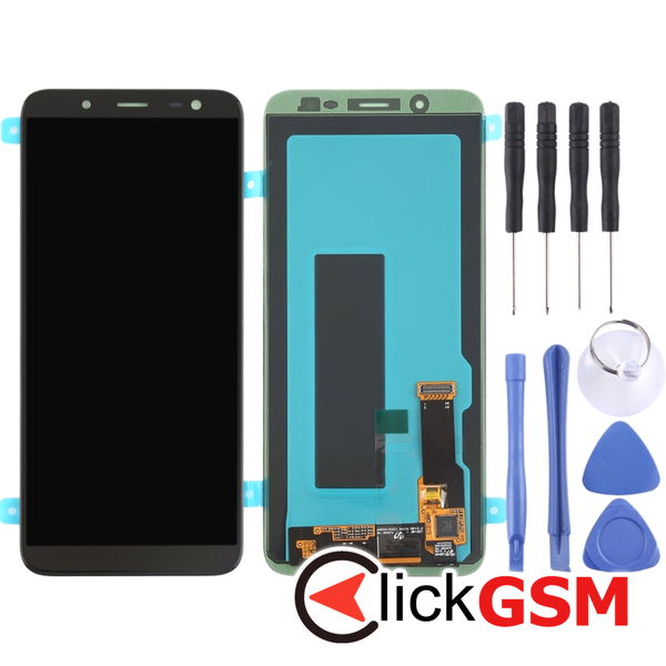 Piesa Piesa Display Cu Touchscreen Negru Samsung Galaxy J6 2018 4epm