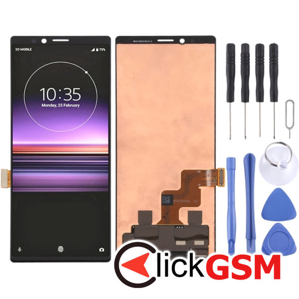 Piesa Display Cu Touchscreen Negru Sony Xperia 1 3g7m