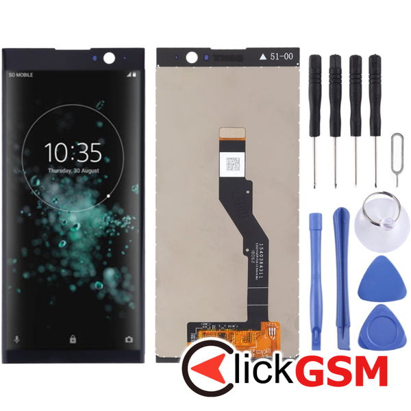 Piesa Piesa Display Cu Touchscreen Negru Sony Xperia Xa2 Plus 213j