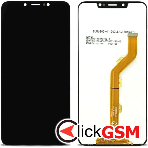 Piesa Display Cu Touchscreen Negru Tecno Spark 3 4vgv