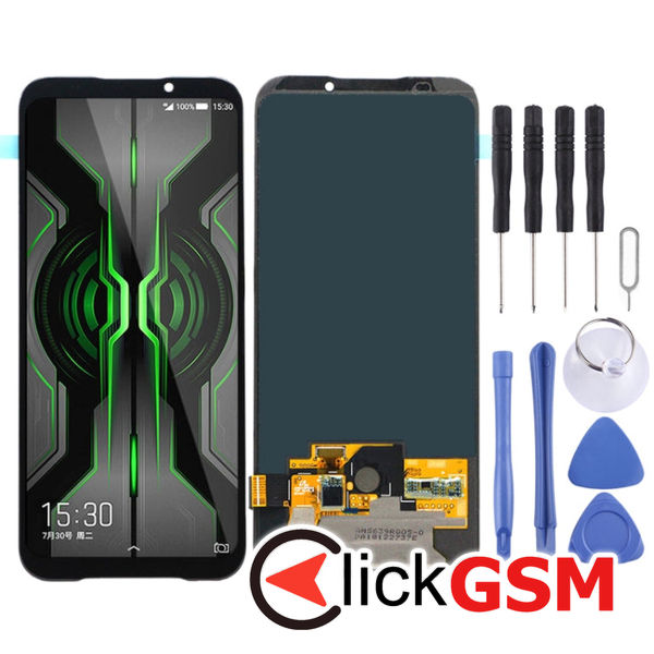 Piesa Display Cu Touchscreen Negru Xiaomi Black Shark 2 Pro 260z