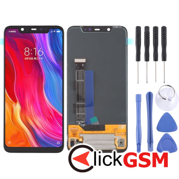 Piesa Display Cu Touchscreen Negru Xiaomi Mi 8 25lu