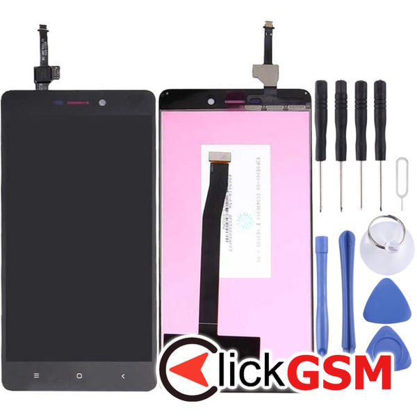 Piesa Display Cu Touchscreen Negru Xiaomi Redmi 3 262y