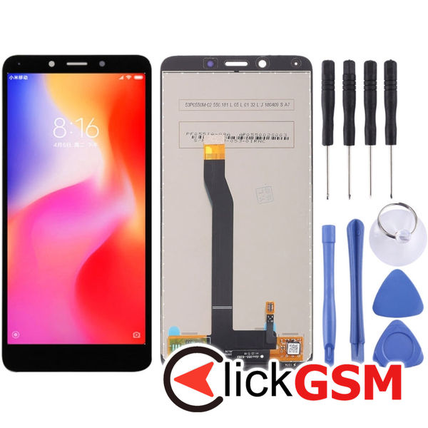 Piesa Display Cu Touchscreen Negru Xiaomi Redmi 6 25l7