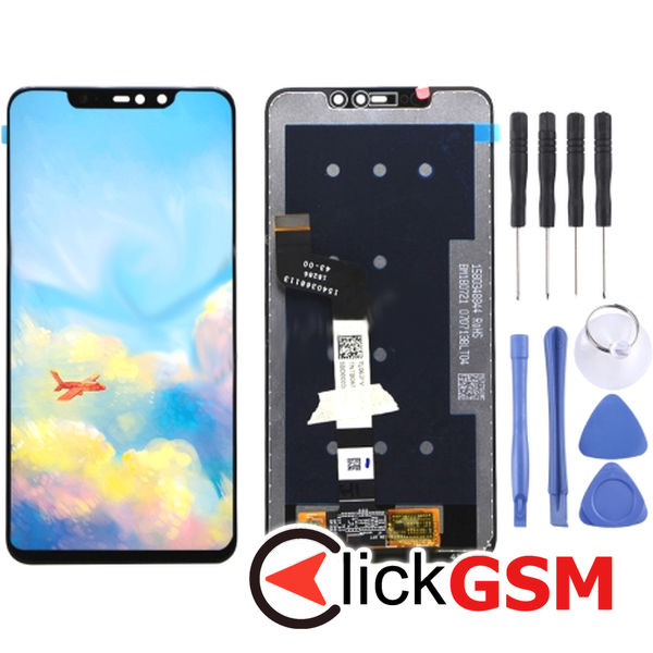 Piesa Piesa Display Cu Touchscreen Negru Xiaomi Redmi Note 6 Pro 25ko