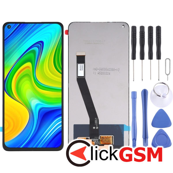 Piesa Display Cu Touchscreen Negru Xiaomi Redmi Note 9 25ka