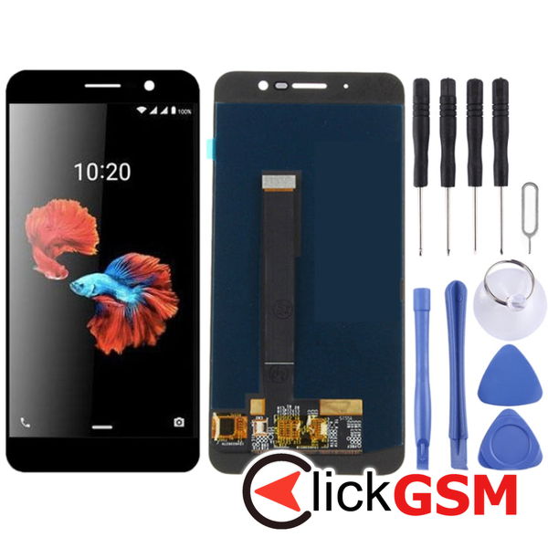 Piesa Piesa Display Cu Touchscreen Negru Zte Blade A910 1ybb