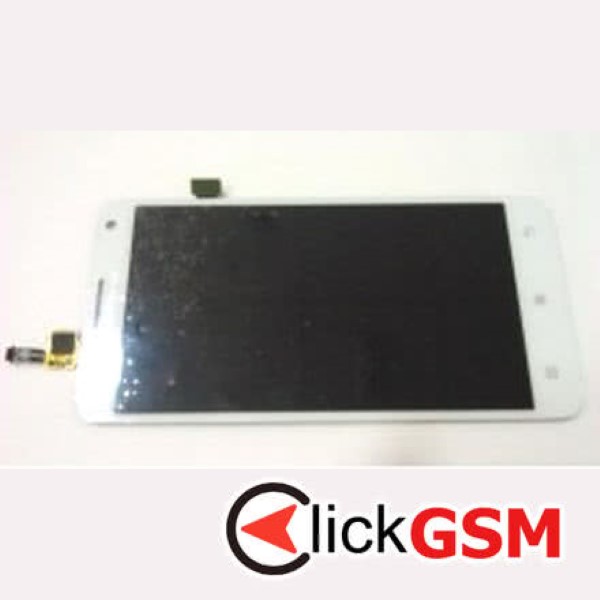 Piesa Display Cu Touchscreen Pentru Lenovo S580 Alb 17b7