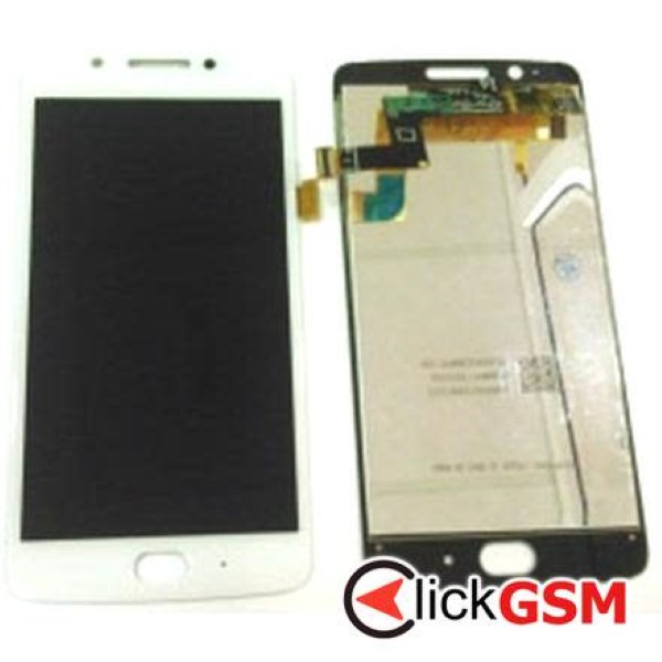 Piesa Display Cu Touchscreen Pentru Motorola Moto G5 Alb 31ir