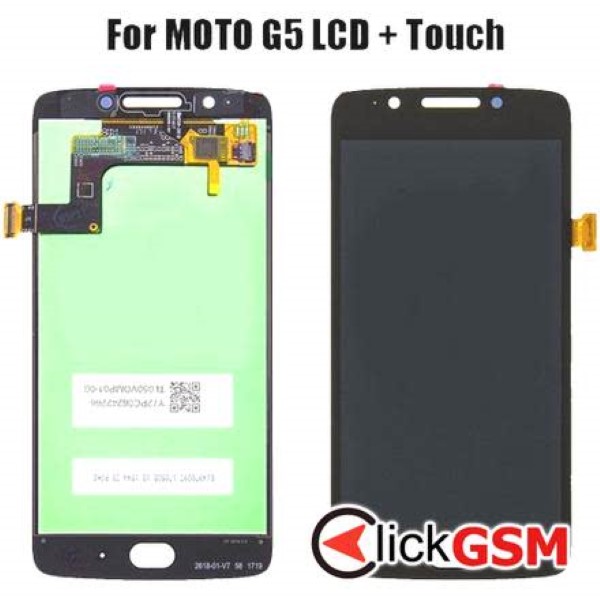 Piesa Piesa Display Cu Touchscreen Pentru Motorola Moto G5 Negru 1gb