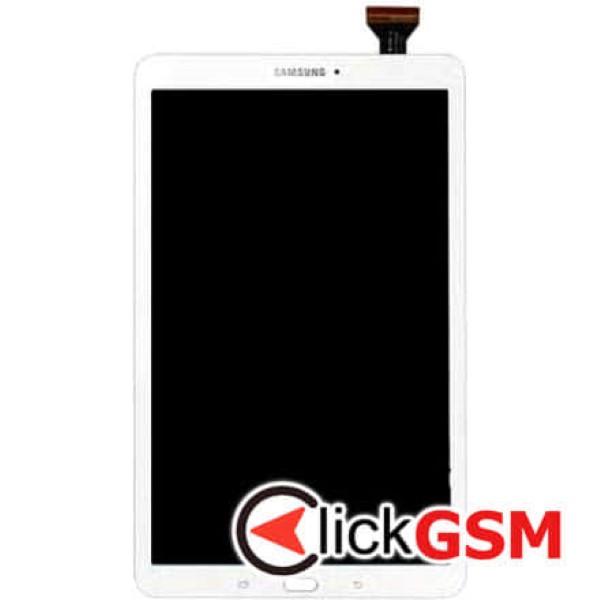 Piesa Piesa Display Cu Touchscreen Pentru Samsung Galaxy Tab E Alb P82