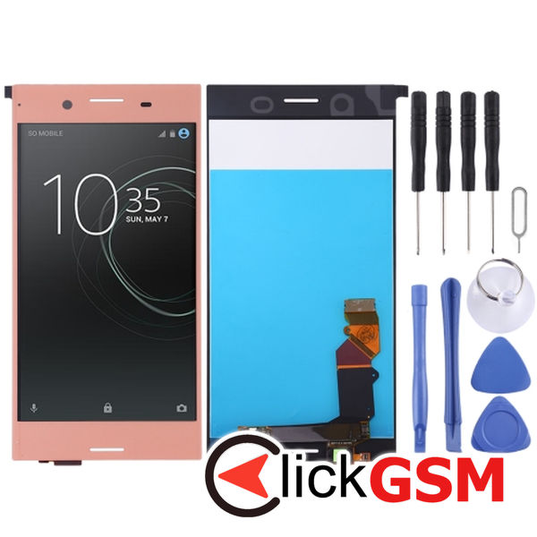 Piesa Display Cu Touchscreen Pink Sony Xperia Xz Premium 214a