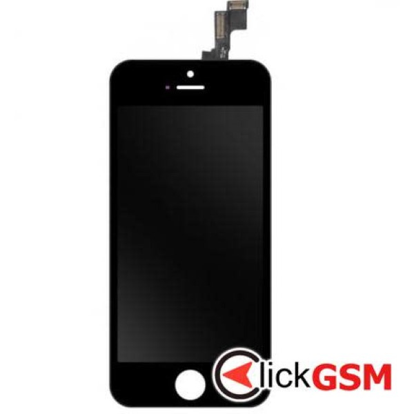 Piesa Display Cu Touchscreen Rama Pentru Apple Iphone 5s Negru 2w8p