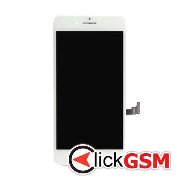 Piesa Display Cu Touchscreen Rama Pentru Apple Iphone 8 Plus Alb C4o