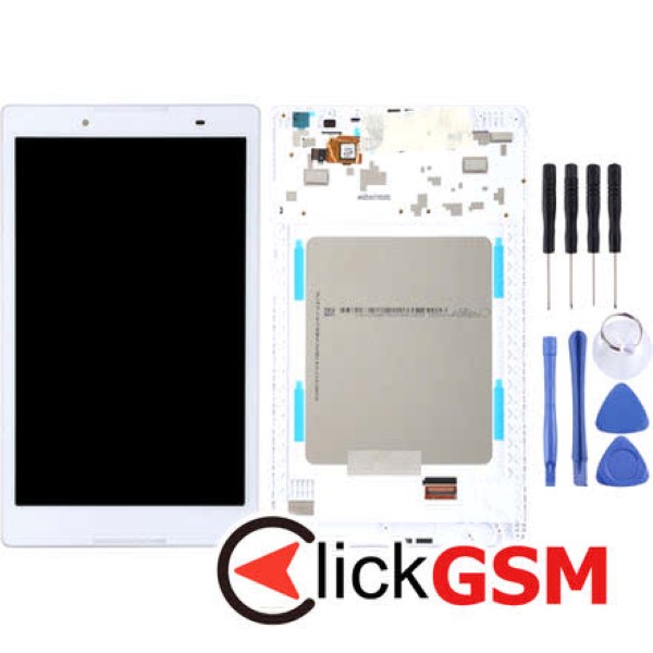 Piesa Piesa Display Cu Touchscreen Rama Pentru Lenovo Tab 2 A8 White 2414