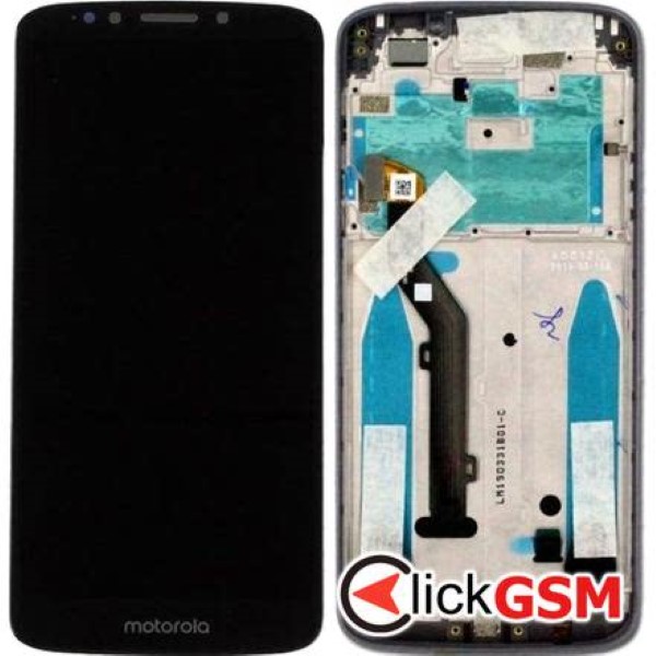 Piesa Display Cu Touchscreen Rama Pentru Motorola Moto E5 Negru 1ijm