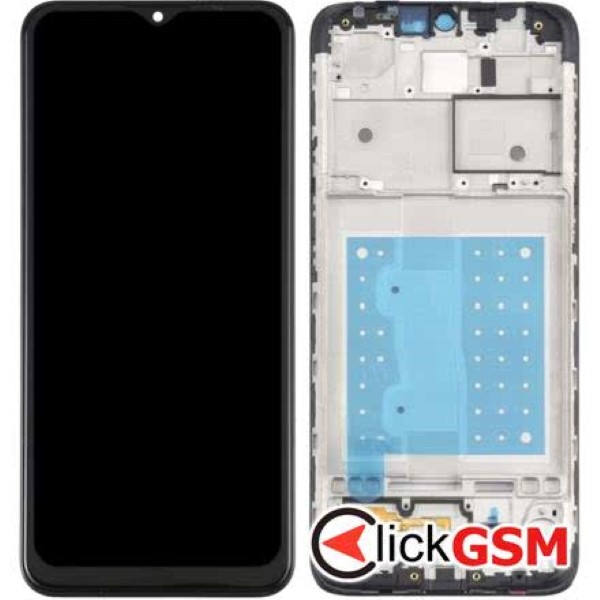 Piesa Display Cu Touchscreen Rama Pentru Motorola Moto E7 Gri 1svm
