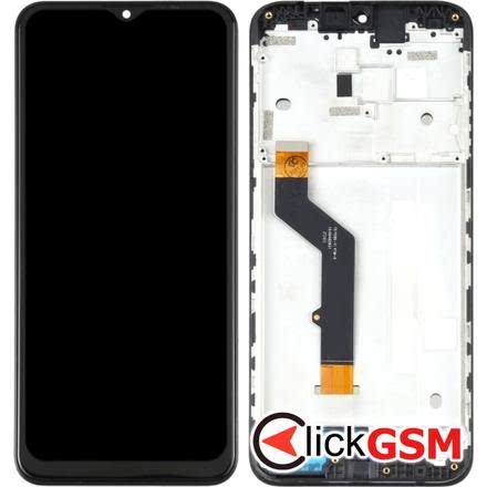 Display cu TouchScreen, Rama Negru Motorola Moto E7 Plus 1svl