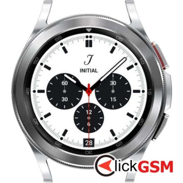 Piesa Piesa Display Cu Touchscreen Rama Pentru Samsung Galaxy Watch 4 44mm Silver 2tpn