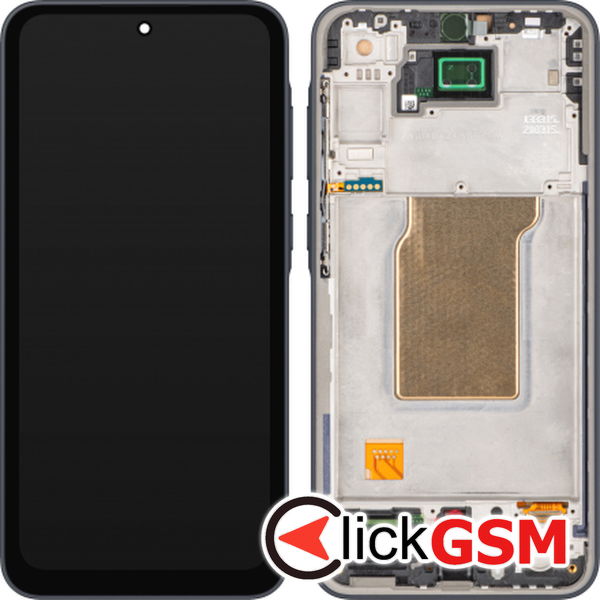 Piesa Display Cu Touchscreen Rama Si Baterie Negru Samsung Galaxy A35 4mc3