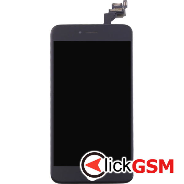 Piesa Display Cu Touchscreen Rama Si Camera Fata Black Apple Iphone 6 Plus 4n0c