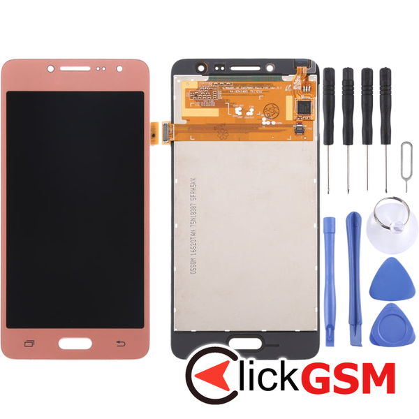 Piesa Piesa Display Cu Touchscreen Rose Gold Samsung Galaxy J2 Prime 4eua