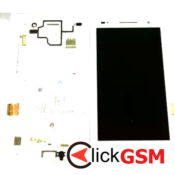 Piesa Piesa Display Cu Touchscreen Si Rama Alb Alcatel U5 Hd 30ml