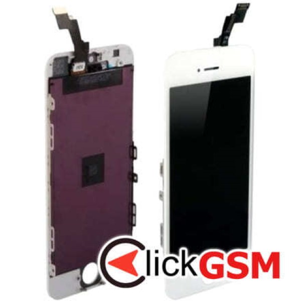 Piesa Piesa Display Cu Touchscreen Si Rama Alb Apple Iphone 5s 4lz5