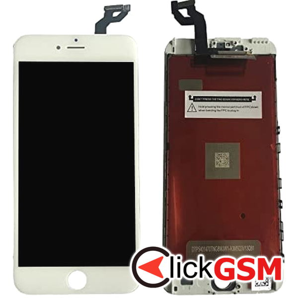 Piesa Piesa Display Cu Touchscreen Si Rama Alb Apple Iphone 6s Plus 2f0l