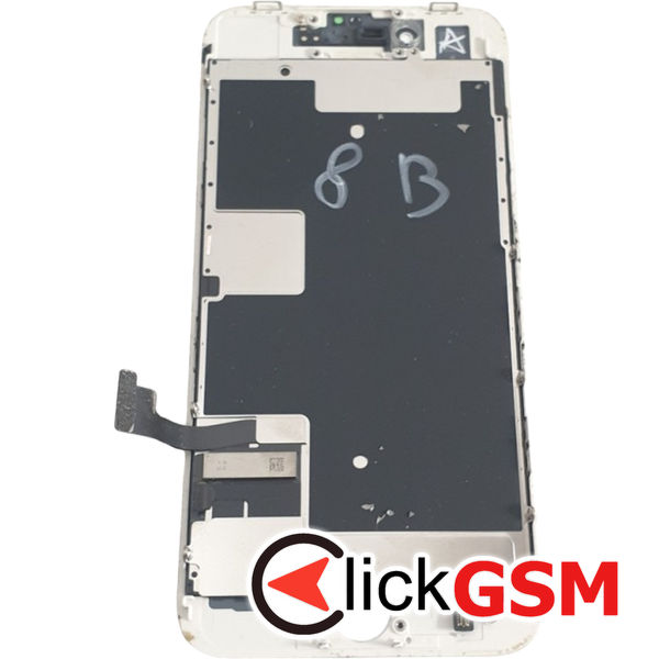 Piesa Display Cu Touchscreen Si Rama Alb Apple Iphone 8 1g06