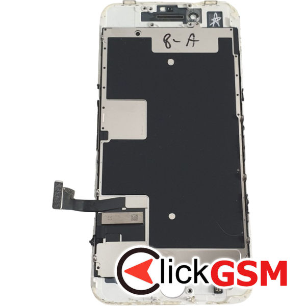 Piesa Display Cu Touchscreen Si Rama Alb Apple Iphone 8 1g07