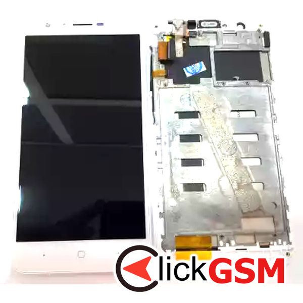 Piesa Piesa Display Cu Touchscreen Si Rama Alb Doogee Y6 2i66