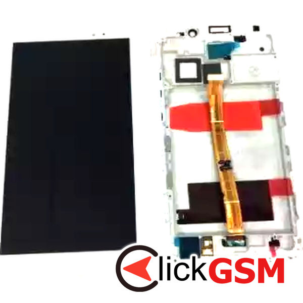 Piesa Display Cu Touchscreen Si Rama Alb Huawei Mate 8 13fc