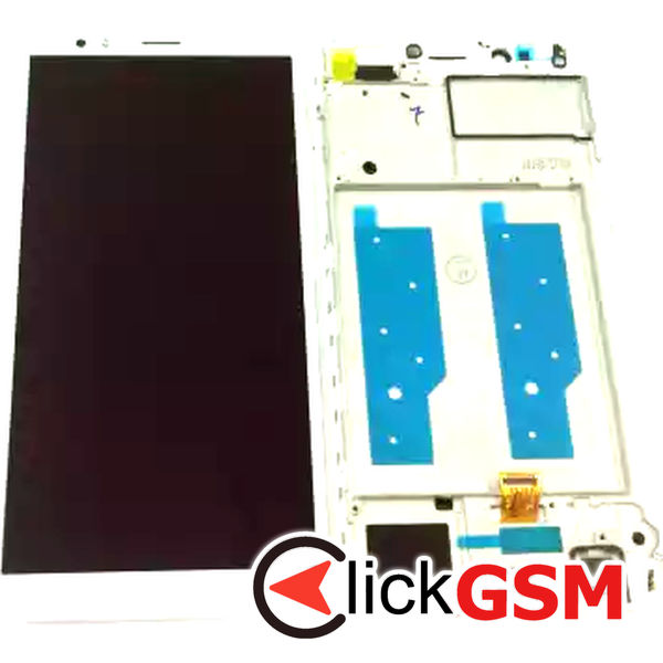 Piesa Display Cu Touchscreen Si Rama Alb Lenovo K9 Note 1dd8