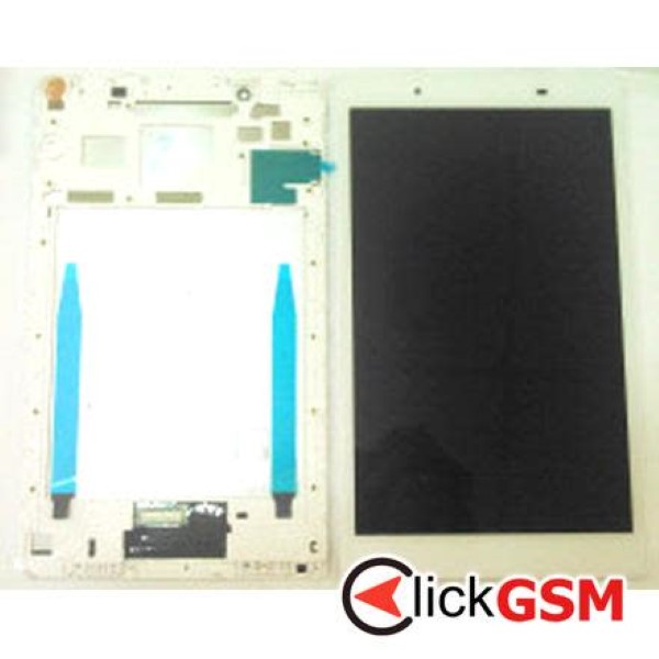 Piesa Display Cu Touchscreen Si Rama Alb Lenovo Tab 4 8 2khs