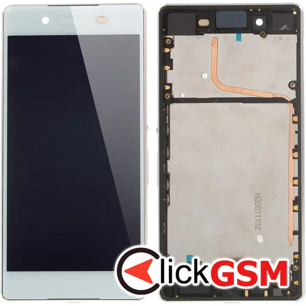 Piesa Piesa Display Cu Touchscreen Si Rama Alb Sony Xperia Z3.plus 4v8h